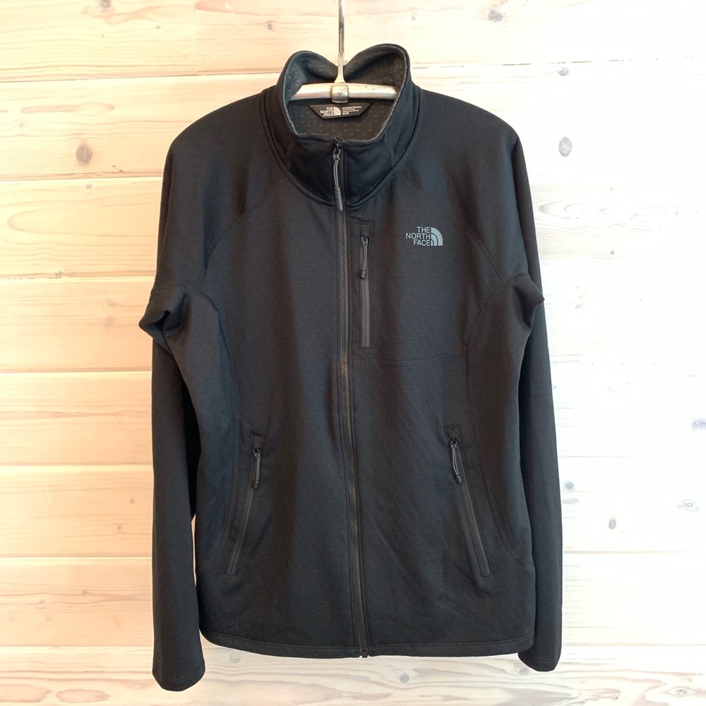 The North Face zip up.